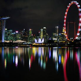 Skyline von Singapur von Jesper Boot