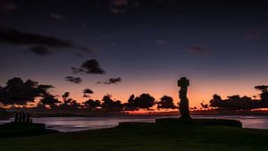 Moai à  Hanga Roa