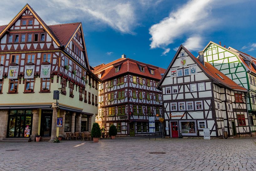 Beautiful half-timbered town of Schmalkalden by Oliver Hlavaty