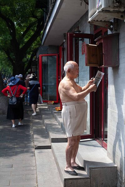 Chinese Man by Celine Dhont