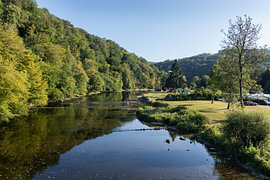 Fluss Semois, Membre, Belgien, Landschaft von Imladris Images