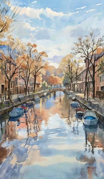 Herbst auf den Kanälen von Marianna Pobedimova