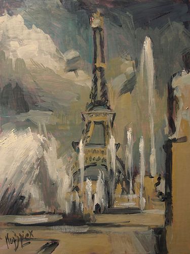 Happy fountains at Trocadéro