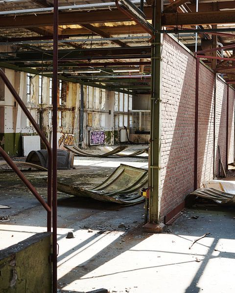 Verlaten fabriekspand II van Saskia Schotanus