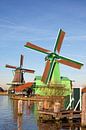 Zaanse Schans windmolens van Jan Brons thumbnail