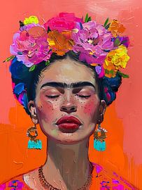 Frida painting by haroulita