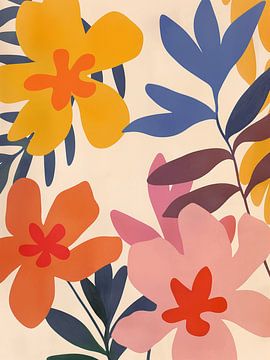Vintage, Sommerblumen IV von Caroline Guerain