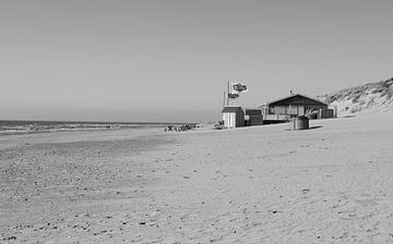 Strandpavillon auf Texel von Jose Lok