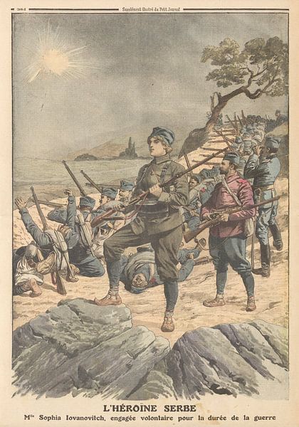 Weibliche Helden im Krieg, 1912 von Atelier Liesjes