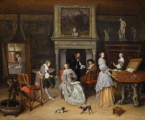 Jan Steen - Fantasy Innenraum