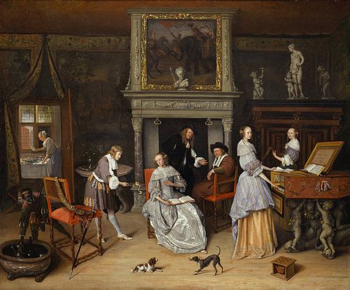 Jan Steen. Fantasie interieur