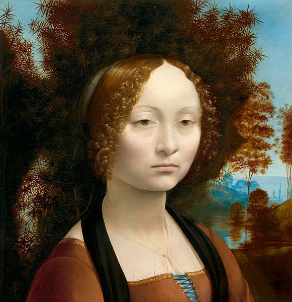 Ginevra de' Benci, Leonardo da Vinci von Meisterhafte Meister