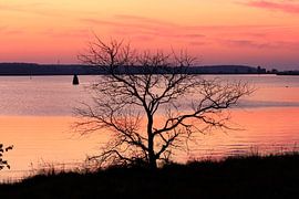 Ambiance du soir sur la mer Baltique à Peenemünde