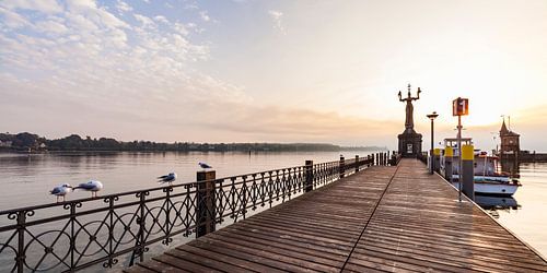 Ochtendstemming in Bodensee aan de Bodensee