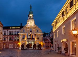 Abend in Kulmbach, Deutschland