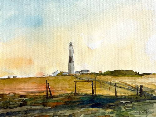 De vuurtoren van Kampen