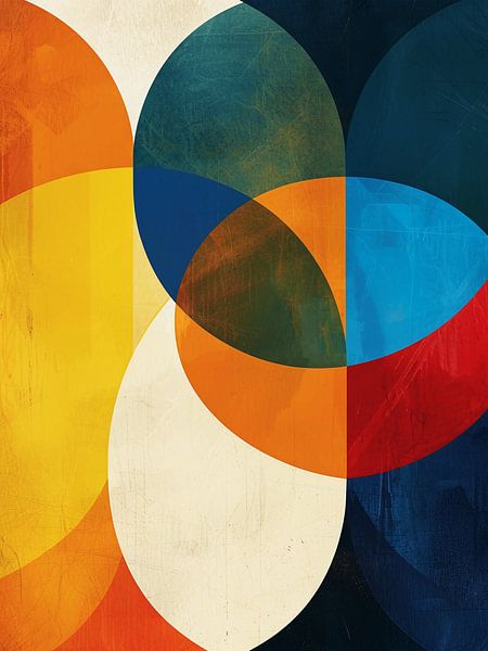 Colorful geometric art by haroulita