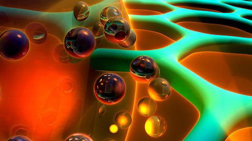 3d render illustration fantasy of a fractal