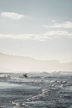 Aube sur les vagues | tirage photo sur Femke Ketelaar
