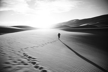 Walking through the desert