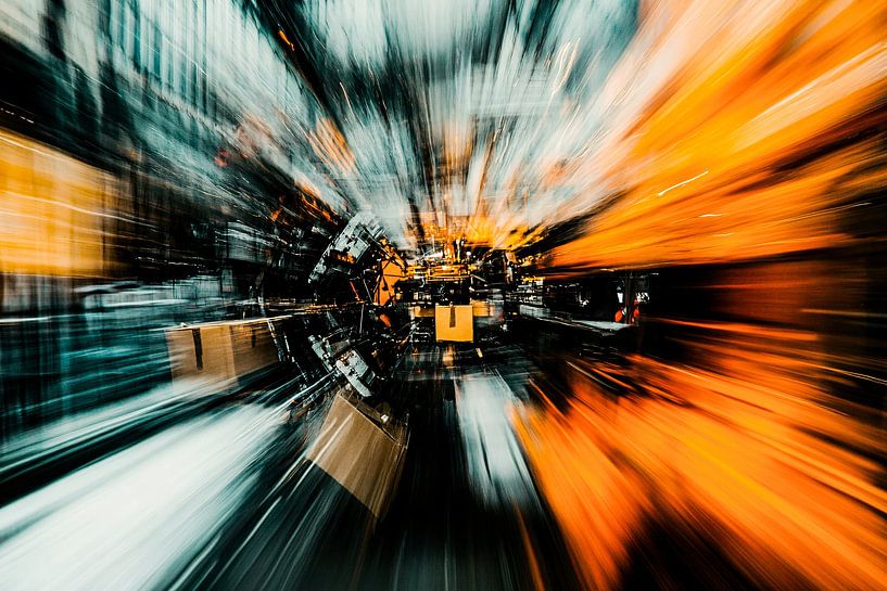 Abstracte licht- en schaduwbeweging van Art & Soul Creations