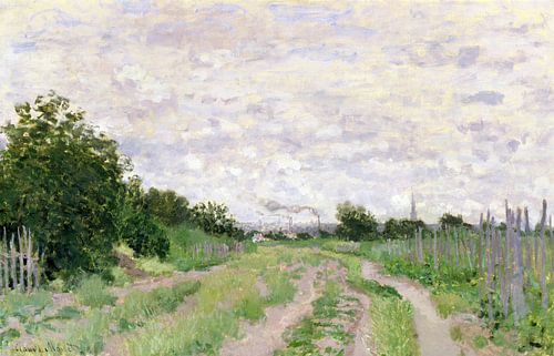 Claude Monet,Chemin dans les vignes près d'Argenteuil