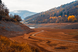 Herbstfarben am Edersee bei Nieder-Werbe