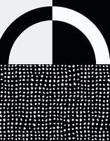 Dots Black White Abstract