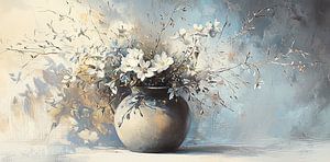 Blumenvase | Quiet Vase of White Blooms