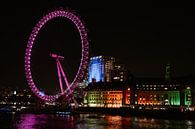 London eye at Christmas by Inge de Lange thumbnail
