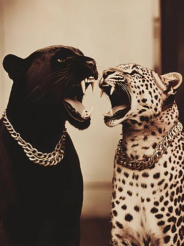 Rugissement de la panthère et du léopard