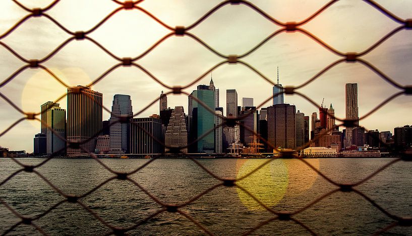 Skyline Manhattan NYC van Wim Schuurmans
