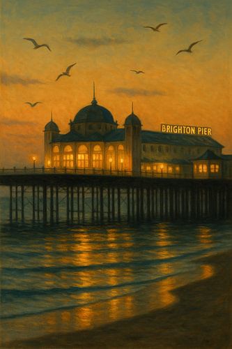 Brighton's Golden Pier - Sereniteit aan zee