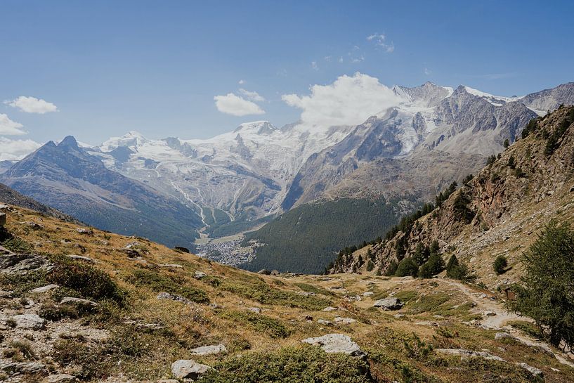 Ansicht von Saas-Fee von Anneke Vat