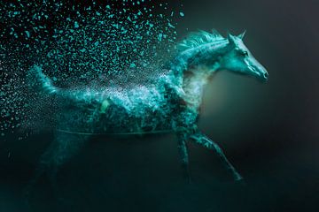Run to heaven (galaktisches Pferd, arabisches Vollblut) von Kim van Beveren