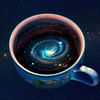 Kosmische koffiekop van Christine aka stine1