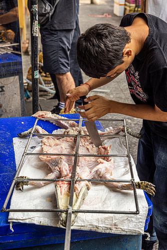 Crocodile meat @ Bangkok, Thailand