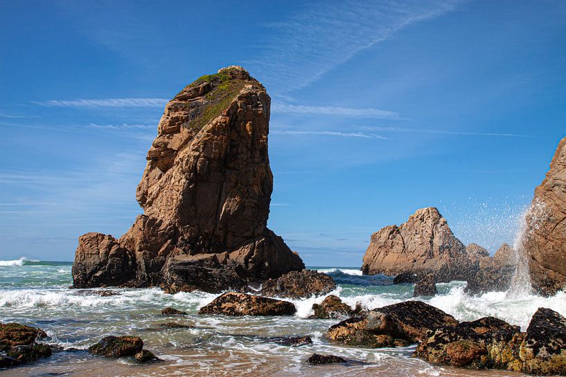 Rocks at Praia da Ursa by Nynke Altenburg