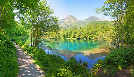 Rundweg am Christlessee im Trettachtal. Allgäuer Alpen von SusaZoom