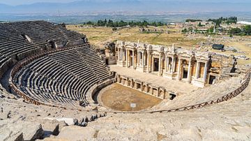 Amfitheater in Hierapolis, Turkije