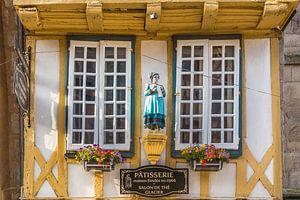 Traditionelle Patisserie in der Altstadt von Quimper, Bretagne