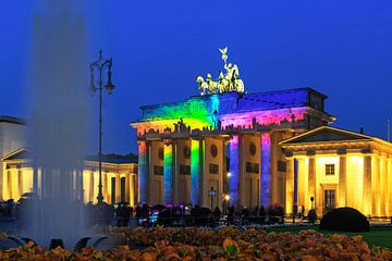 Das Brandenburger Tor in besonderem Licht von Frank Herrmann