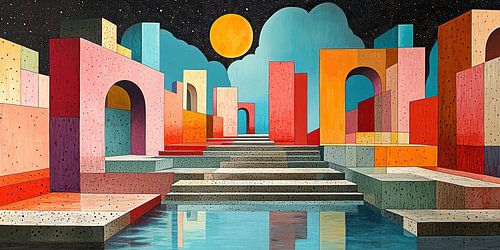 Interieurontwerp Surrealisme Architectuur Ontwerp Meetkunde