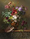Stilleven met bloemen in een Griekse vaas van Schilders Gilde thumbnail