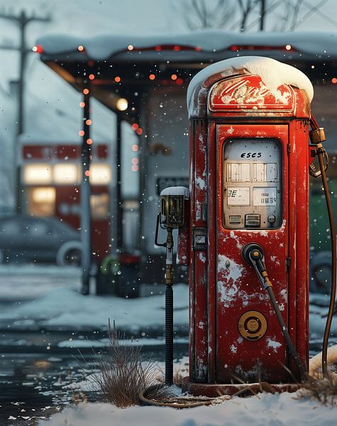 Sur la route en Suède par fernlichtsicht