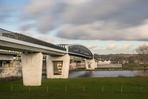 Fietsbrug De Maasover tussen Mook en Katwijk