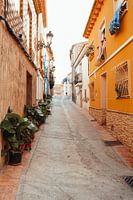 Bunte Straßen von Relleu Spanien