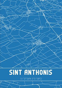 Plan d'ensemble | Carte | Sint Anthonis (Brabant septentrional) sur Rezona