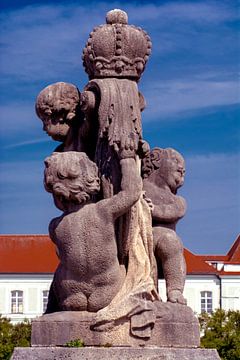 Statue in the garden of the castle Nympfenburg van Michael Nägele