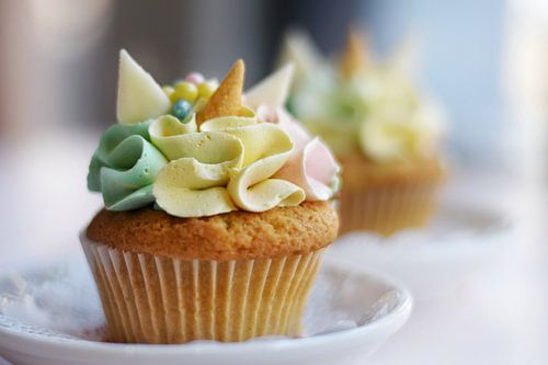Eenhoorn cupcake